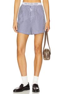 Боксеры для сна с логотипом на резинке Polo Ralph Lauren Intimates, white cloud & beacon blue