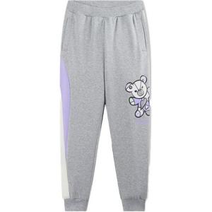 Детские вязаные спортивные штаны ANTA, серый