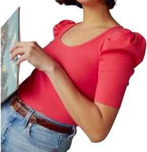 Пикси футболка с круглым вырезом в красном цвете Nation LTD