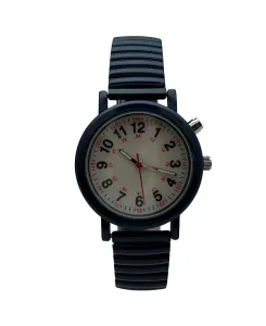 Женские наручные часы с секундной стрелкой и эластичным ремешком темно-синего цвета, легко читаемые Olivia Pratt, navy