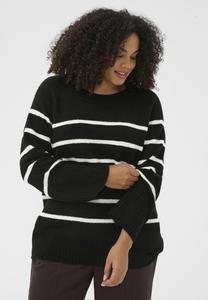 Джемпер Kaffe Curve KCERINA KNIT PULLOVER, Black Chalk Stripe/Black