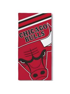 Cofi 1453 Пляжное полотенце из микрофибры Chicago Bulls, 140x70 см - легкое, разноцветное