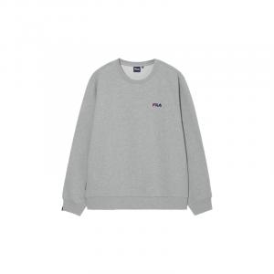 FILA Свитшот Women's Gray Crew Neck Moderate