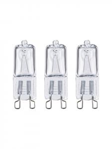 Комплект из 3 галогенных ламп с штырьковым цоколем G9 225 лм 25 Вт 2700K 230 В G Paulmann