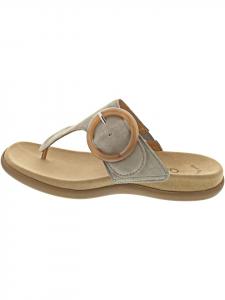 Gabor Бежевые шлепанцы