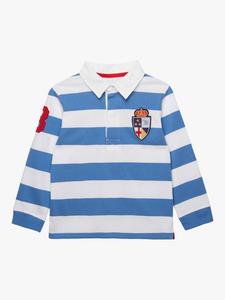 Детская рубашка Nicholas Rugby Trotters, Denim Blue/White