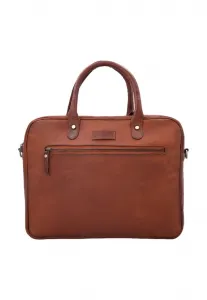 Портфель кассиуса Gusti Leder, Dunkelbraun