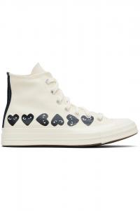 Comme Des Garçons Play Кроссовки Converse с множеством сердечек