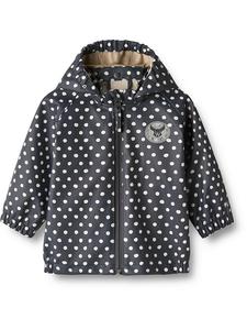 Куртка-дождевик Chardy черного/кремового цвета Wheat