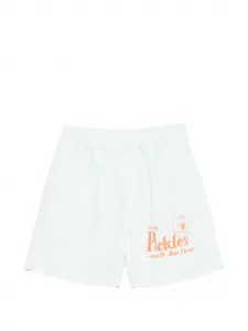 Шорты с графическим принтом и завязками Bobo Choses, синий