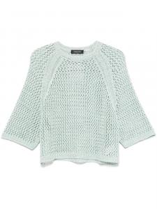 Свитер Fabiana Filippi вязки крючком, зеленый