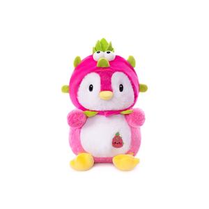 Мягкая игрушка трансформер Cute Penguin в виде фруктов, высота 23 см Bitter purchase, Fruit Penguin: With Hood, Wishing You Prosperity And Success