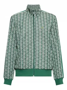 Толстовка Paris на молнии Lacoste, зеленый