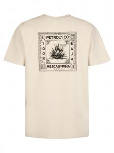 Petrol Industries Футболка 'Calor' в бежевом цвете