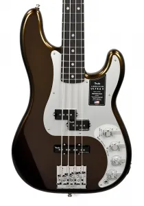 Бас-гитара Fender American Ultra II Precision в цвете Texas Tea