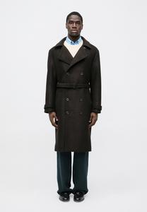 Пальто Essential Collective DOUBLE BREASTED COAT WITH BELT, Brown