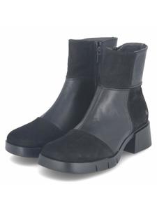 Ботинки без застежек черного цвета *art