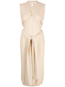 LEMAIRE платье с завязками, нейтральный цвет