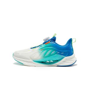 X FLOW 8.0 нескользящие, устойчивые к истиранию, дышащие низкие кроссовки для бега sail white prussian blue kids' XTEP, Sail белый Prussian синий[Fall Winter Leather]