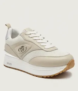 Кожаные кроссовки MAXI WONDER 97 BIS Liu Jo, бежевый