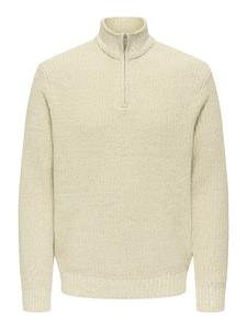 Свитер Джион бежевого цвета ONLY & SONS