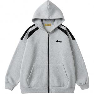 Толстовка Unisex Hooded Moderate Regular Jeep, серый
