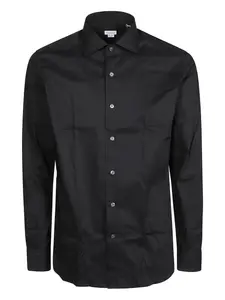 Хлопковая рубашка Orian, черный