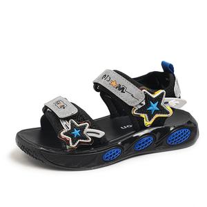 Детские сандалии с низким верхом, нескользящие, износостойкие, с амортизацией, дышащие, легкие ZHULE, синий