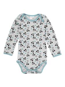 Детский боди с длинными рукавами Disney Микки Маус, серый