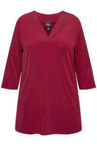 Рубашка Ulla Popken, Wine Red