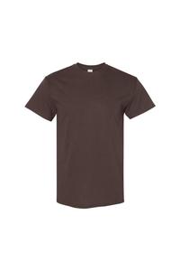 Футболка из плотного хлопка с короткими рукавами Gildan, коричневый