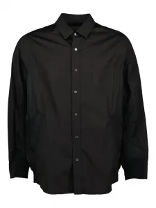 Поплиновая рубашка SACAI, черный