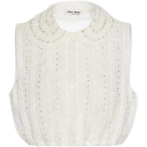 Женский топ MIU MIU, белый