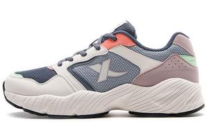 Женские повседневные кроссовки XTEP низкие синие белые розовые