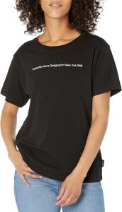 Женская джинсовая футболка Calvin Klein Photoreel Tour, Black