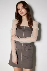 Свитшот с мини-платьем и дизайном в виде медведя Rienda, цвет Brn