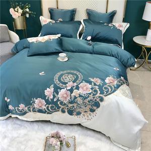 LUOLAI HOME Комплект постельного белья 4 предмета, размер 200 см, пододеяльник 220x240 см