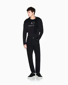 Мужские джинсы Vaquero J14 slim из денима Bull Armani Exchange, черный