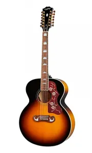 Акустико-электрогитара Epiphone Limited Edition J-200 12-струнная - Винтажный солнечный оттенок