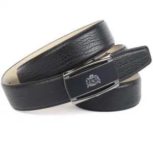 Кожаный ремень Anthony Crown Anthoni Crown, черный