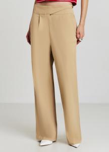 Брюки Calliope WIDE LEG CON FASCIA IN VITA, Beige Chiaro/Beige