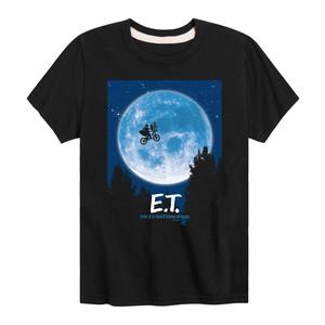 Мальчики 8–20 лет восточноевропейского времени. Футболка с графическим плакатом Bike Moon Licensed Character