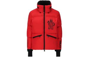 Moncler Grenoble Куртка утепленная с принтом логотипа, Red