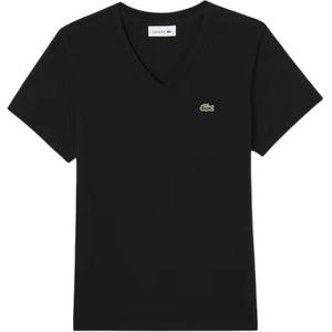 LACOSTE Футболка женская черная