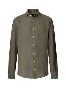 Hackett London Рубашка на пуговицах Regular fit цвета хаки