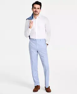 Мужские классические брюки из акульей кожи Michael Kors, синий