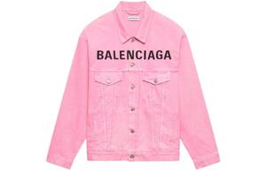 Женская джинсовая куртка Balenciaga, розовый