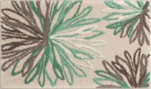 Коврик для ванны Grund, 70x120 см, зеленый/бежевый