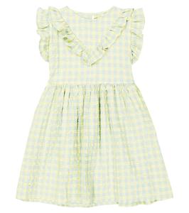 Платье из хлопковой смеси в клетку Canyon The New Society, Yellow Check