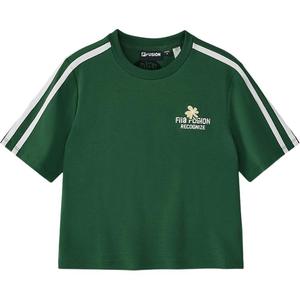 FILA FUSION Футболка женская лаймового цвета Lime Green